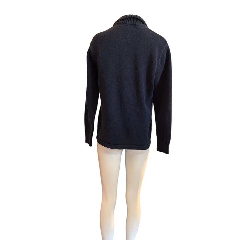 Tommy Hilfiger Tommy Jeans women’s Vintage 1/4 Zip Pullover Sweater Size M - Picture 3 of 6